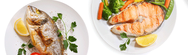 Fish in the Norwegian diet- image of plates of fish