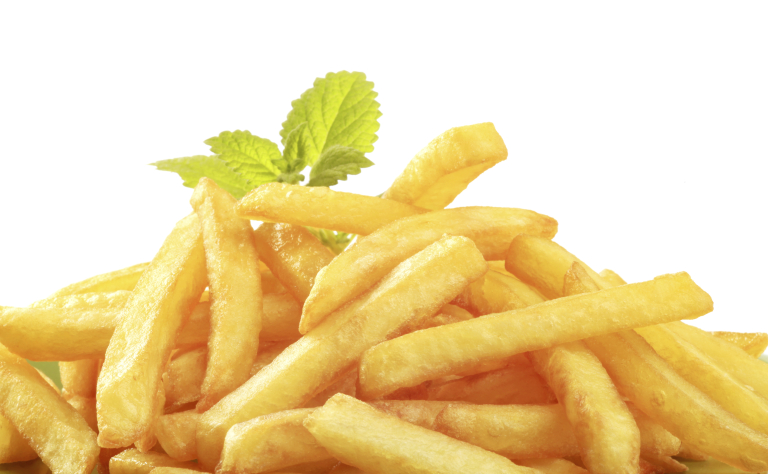 Nærbilde av pommes frites