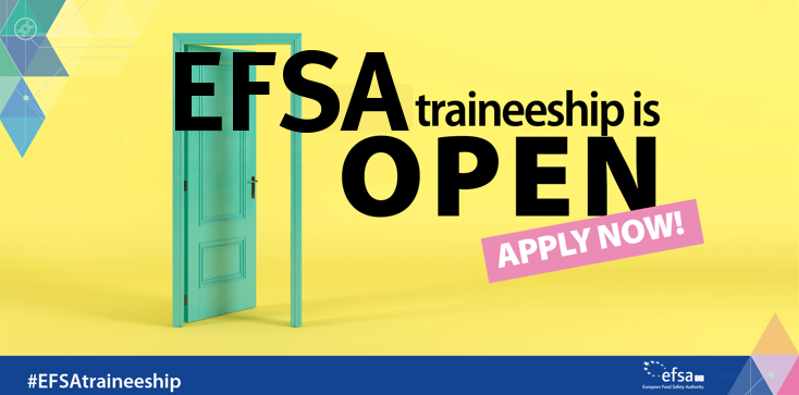 EFSA traineeship is open, apply now 